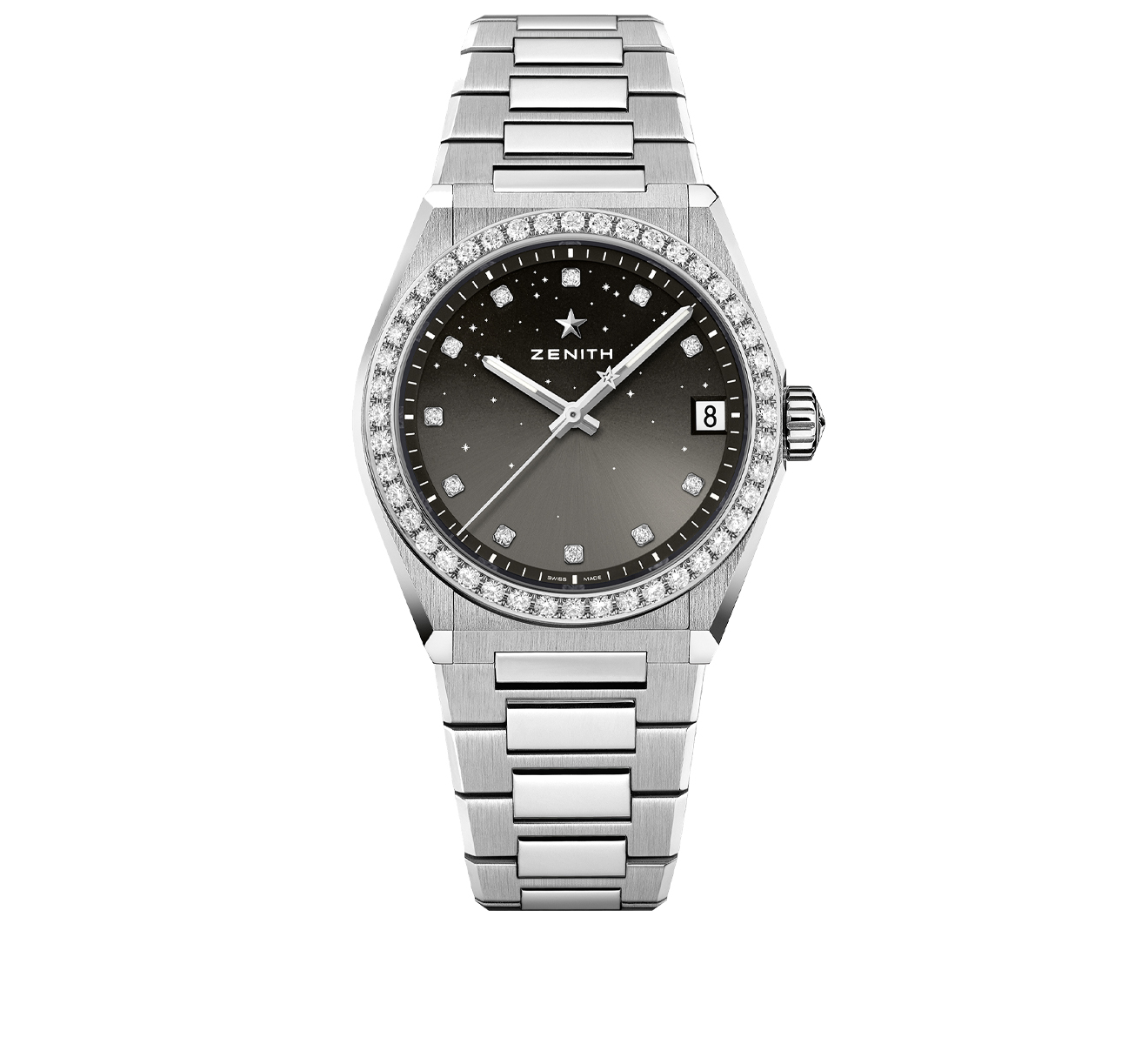Часы Defy Midnight ZENITH Defy 16.9200.670/02.MI001, 36 мм, сталь