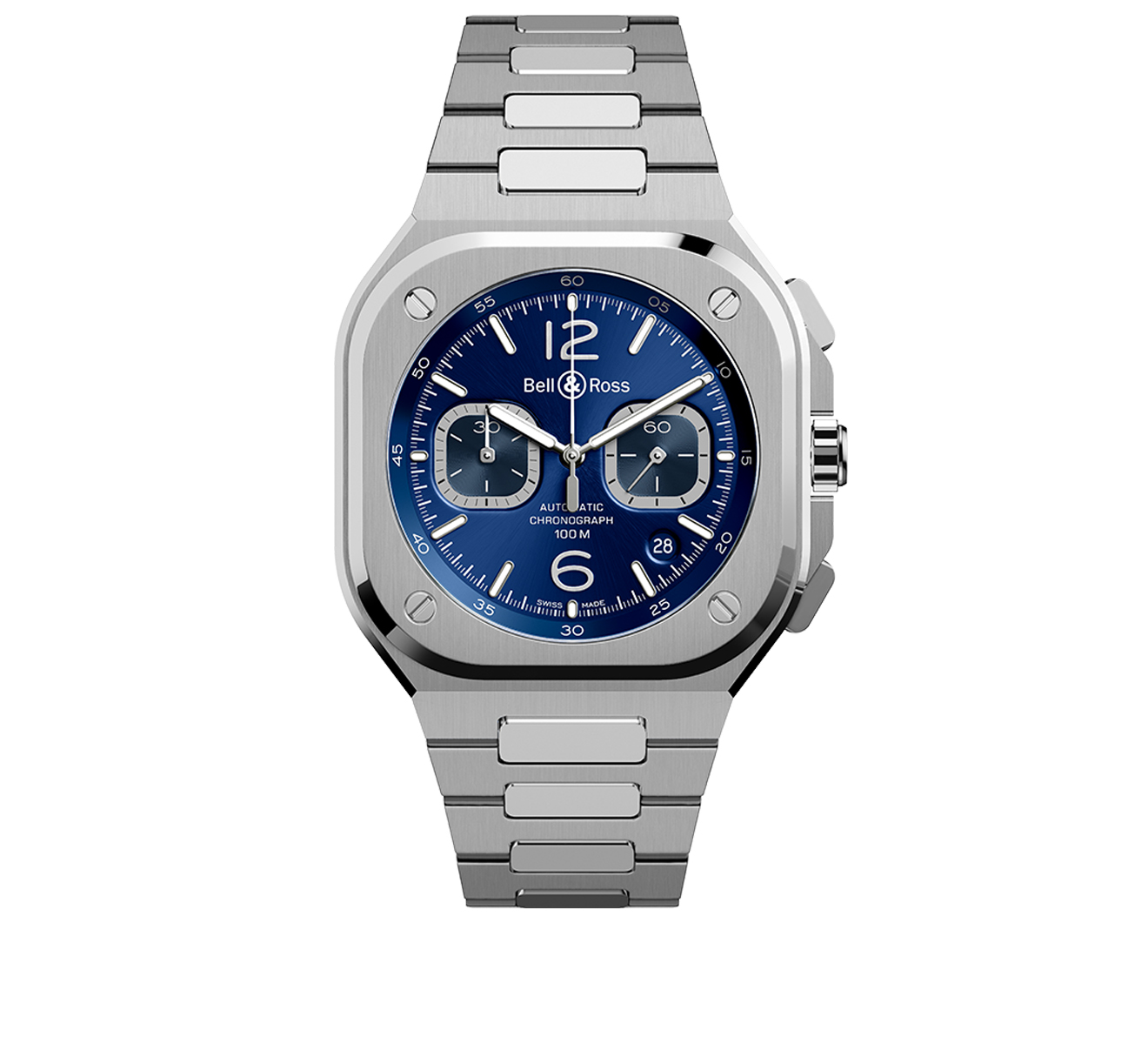 BR 05 Chrono Blue Steel Bell Ross BR 05 BR05C BU ST SST