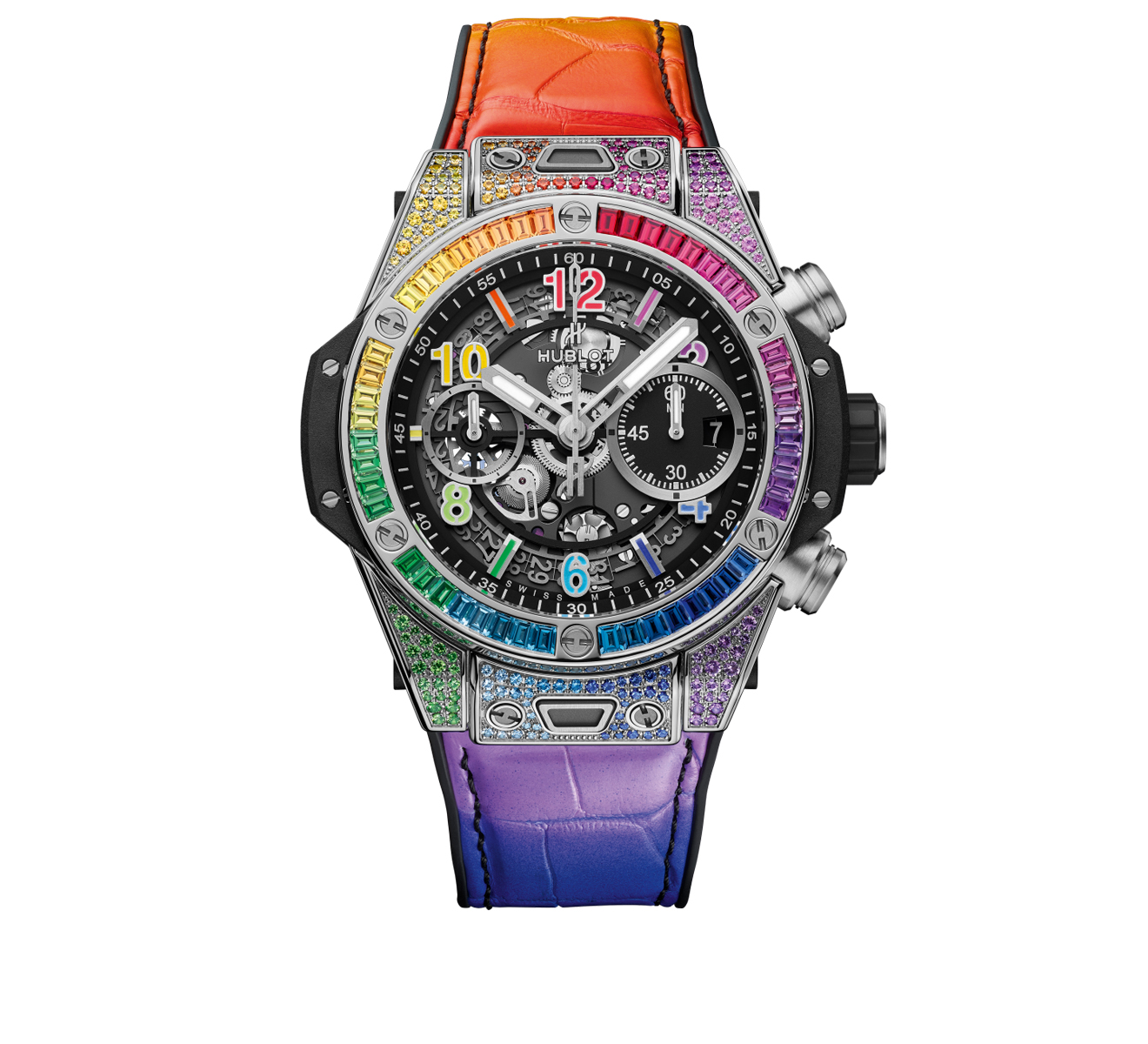Unico Titanium Rainbow HUBLOT Big Bang 441.NX.1117.LR.0999 42 Mercury