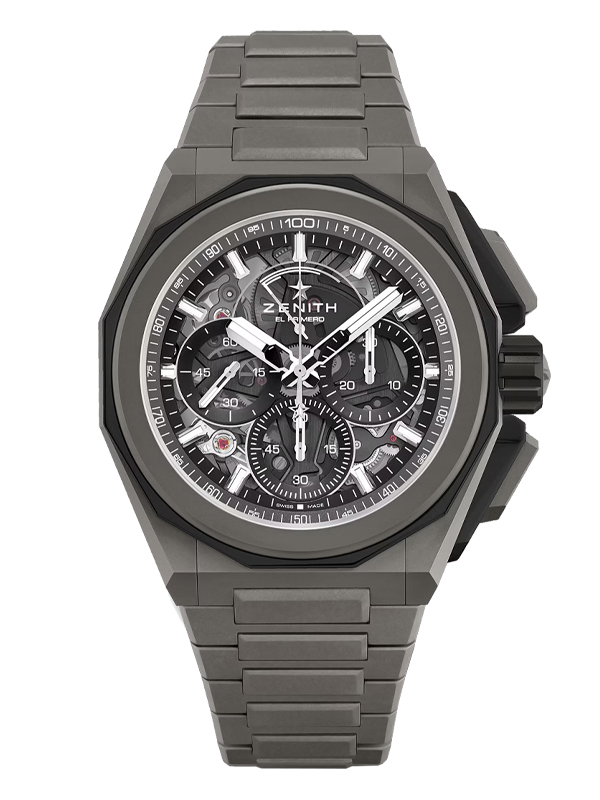 Часы Defy Extreme ZENITH Defy 95.9100.9004/01.I001, 45 мм, титан