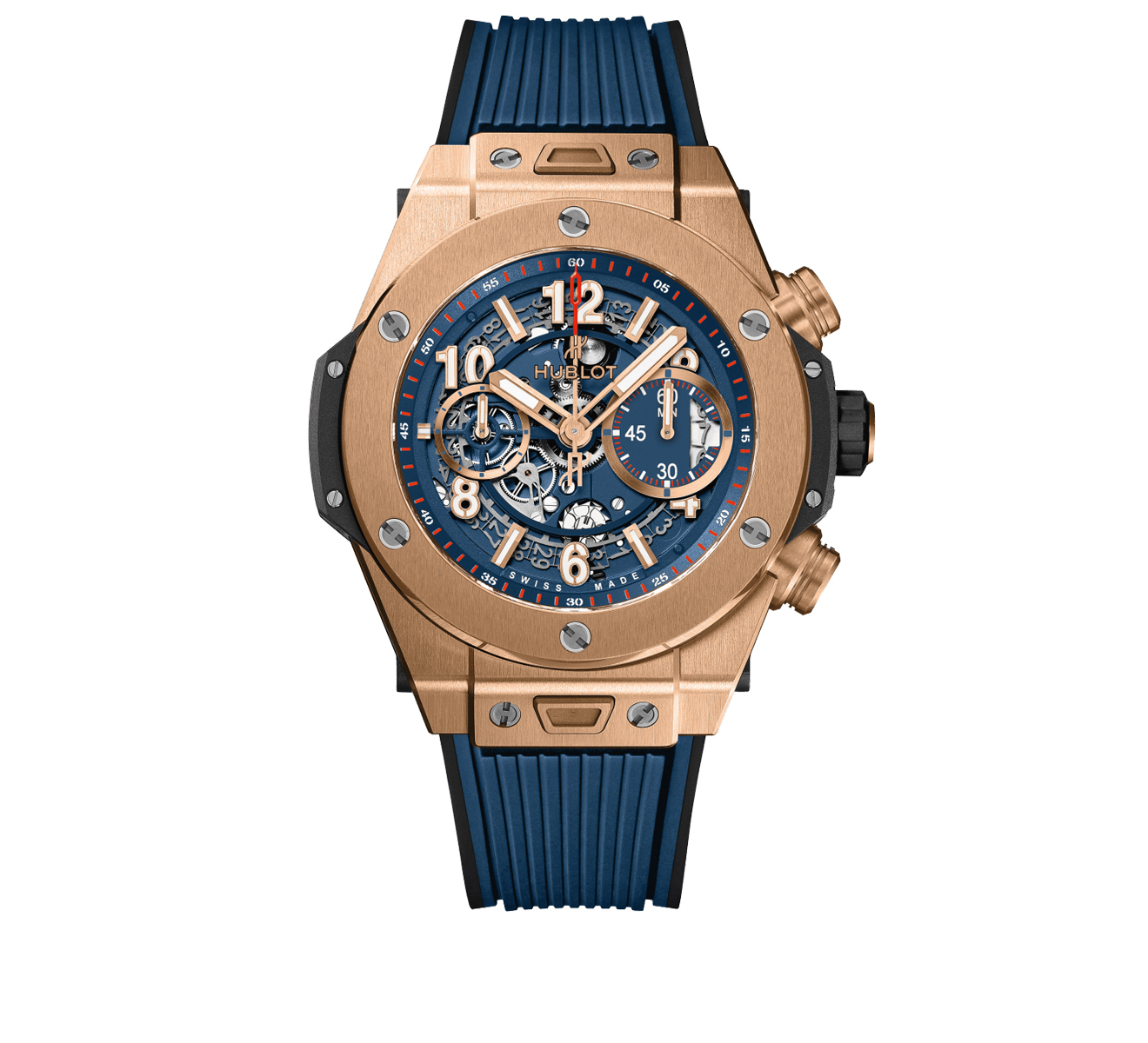 Unico King Gold Blue HUBLOT Big Bang 441.OX.5189.RX 42 Mercury