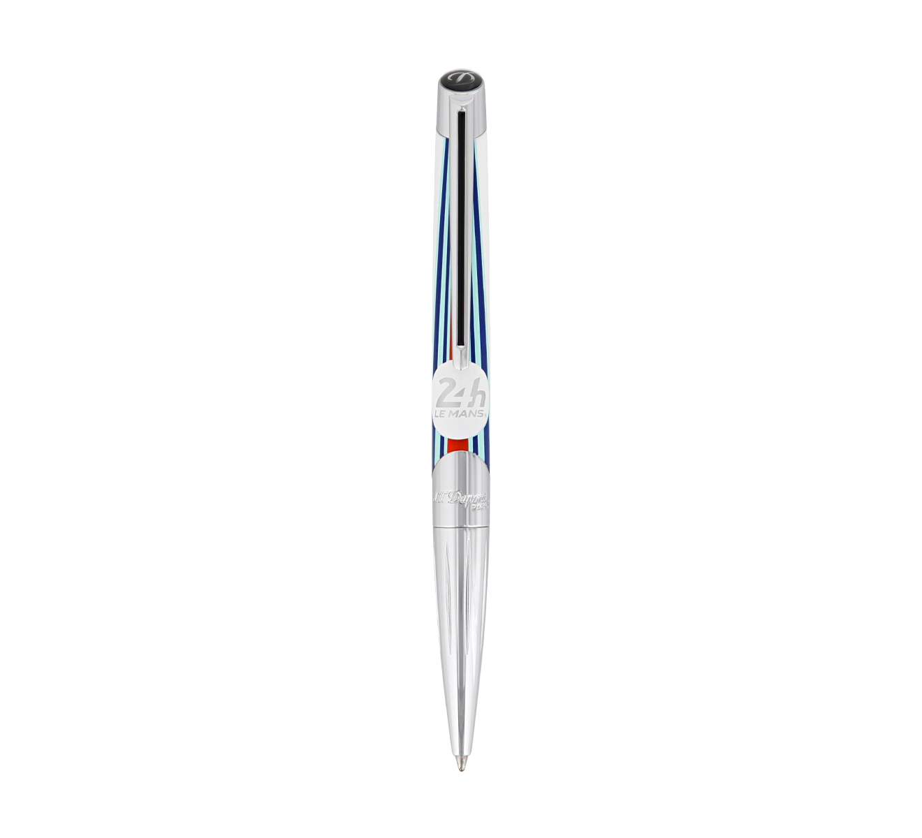 Шариковая ручка S.T. Dupont 24h Le Mans 405006, отделка палладием и ...