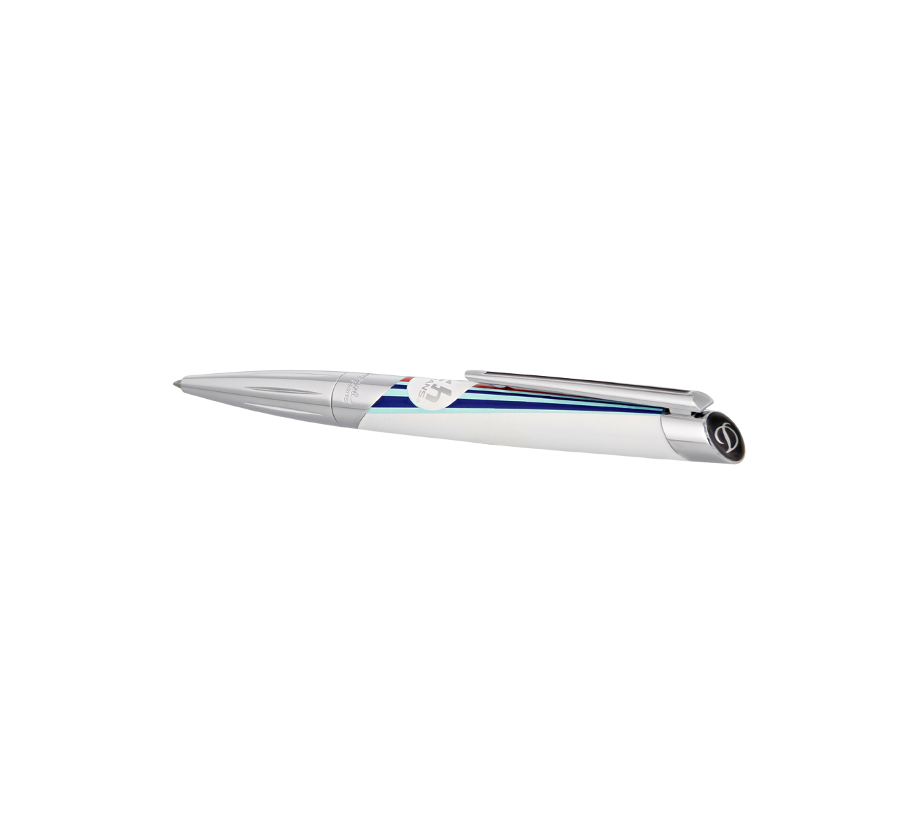 Шариковая ручка S.T. Dupont 24h Le Mans 405006, отделка палладием и ...