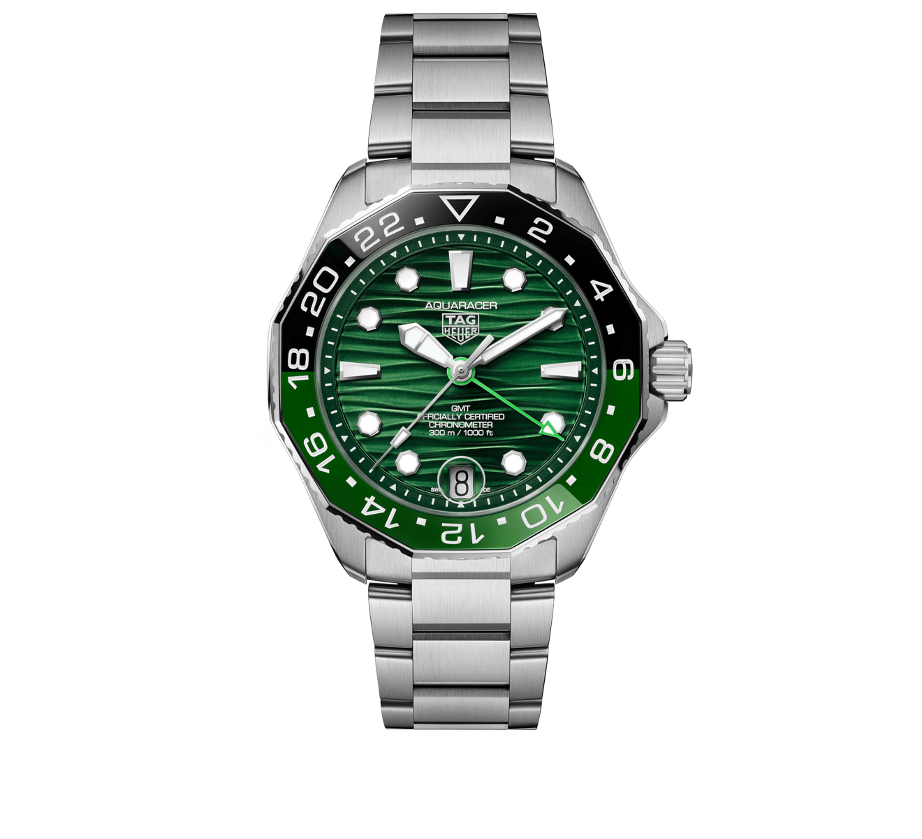 BA GREEN☆ Часы Aquaracer Professional 300 GMT TAG Heuer Aquaracer WBP5115