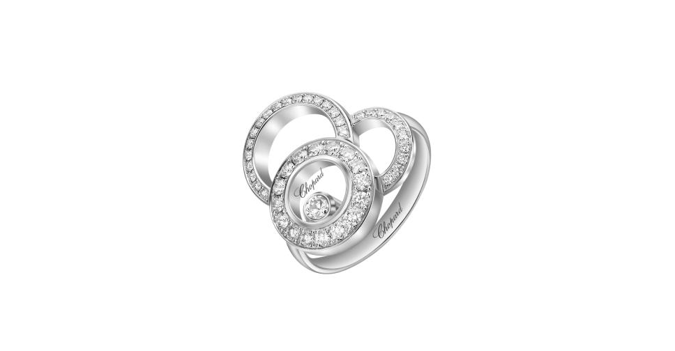 Chopard happy diamond ring white gold sales