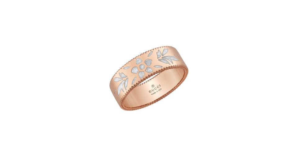 Gucci icon hotsell blooms ring
