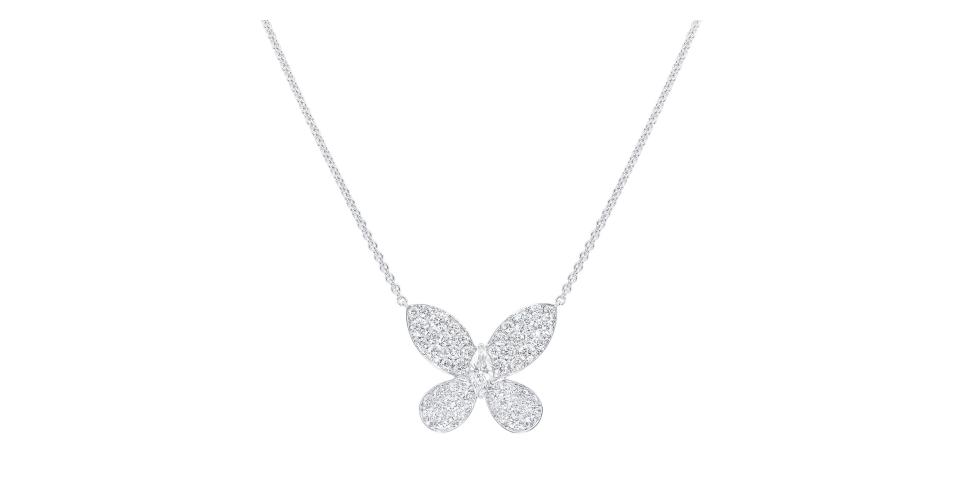 Graff Rgp 008 Кулон GRAFF Butterfly RGP 550, белое золото, бриллианты | Mercury