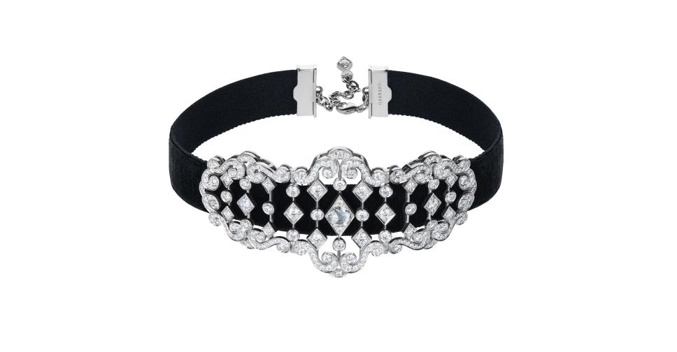 Колье-чокер GARRARD Albemarle Heritage 2014976, белое золото ...