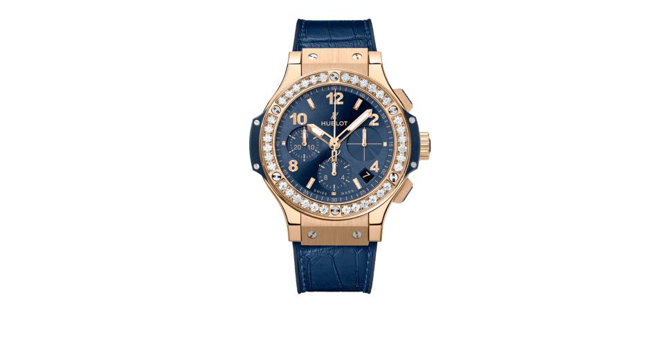 Gold Blue Diamonds HUBLOT Big Bang 341.PX.7180.LR.1204 42 Mercury