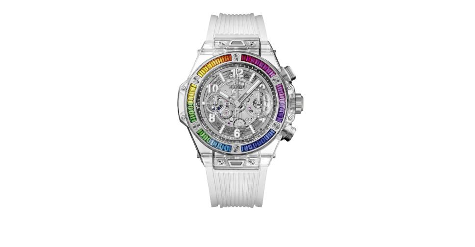 Unico Sapphire Rainbow HUBLOT Big Bang 441.JX.4802.RT.4099 42 Mercury