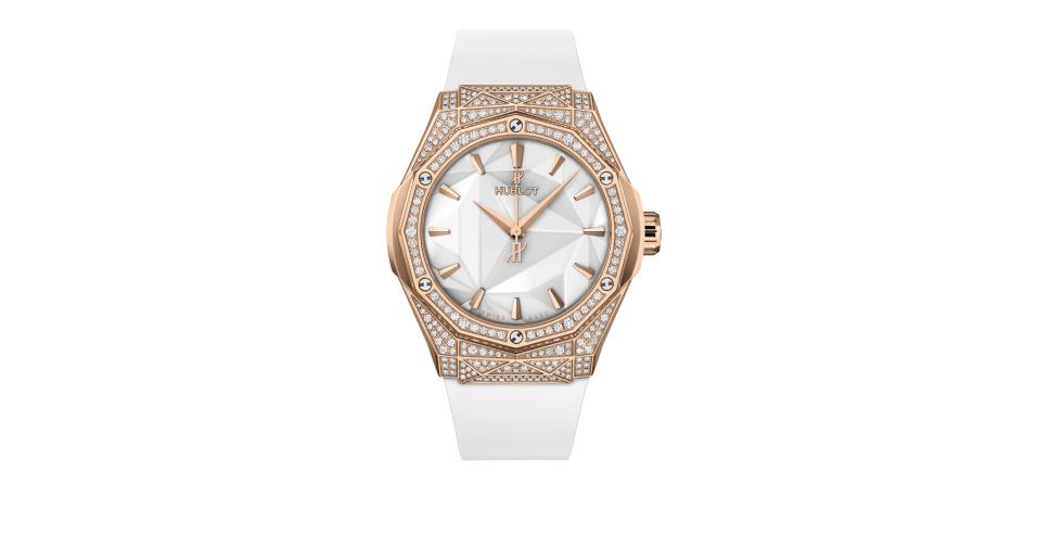 Orlinski King Gold White Pave HUBLOT Classic Fusion 550.OS.2200.RW.1604.ORL20 40 Mercury
