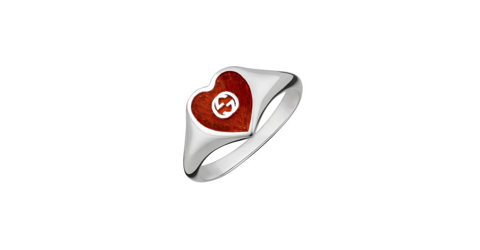 Gucci ring with heart store