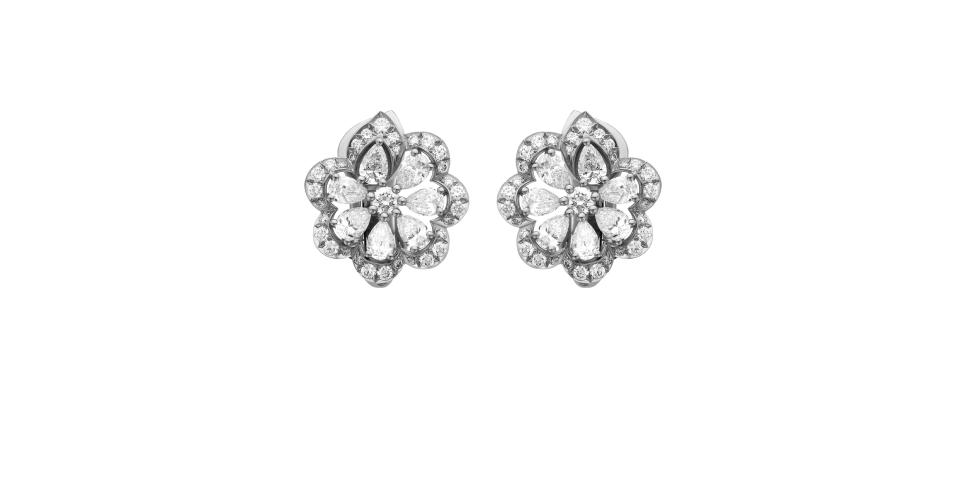 Серьги Chopard Precious Lace 848347-1001, белое золото, бриллианты ...